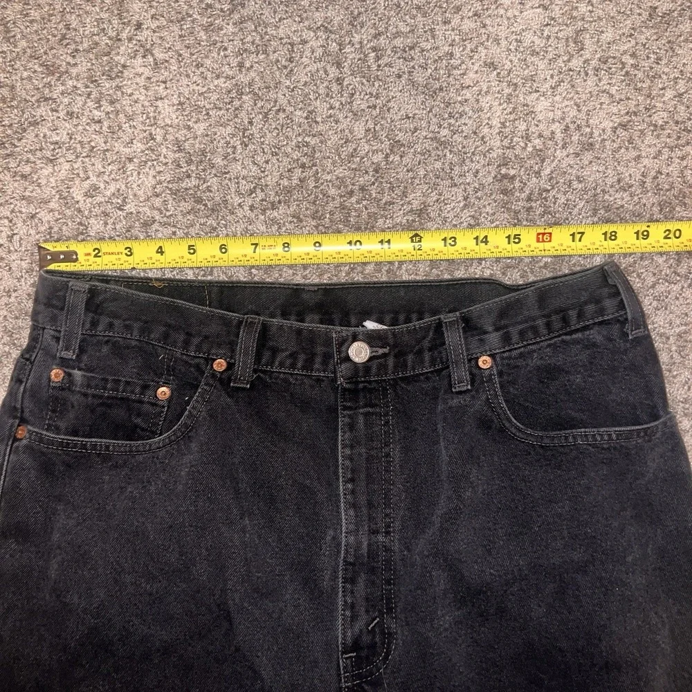 Vtg‎ 90s Levi's 505 Men's W40 Regular Fit Straight Leg Jeans Black Denim Canada